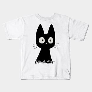 Black Cat Kids T-Shirt